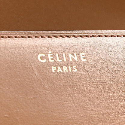 Box Calfskin Medium Classic Box Flap Bag Camel