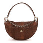 Braided Raffia Other Shape With Chain Brown