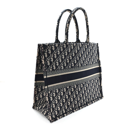 Oblique Large Book Tote Blue Multicolor
