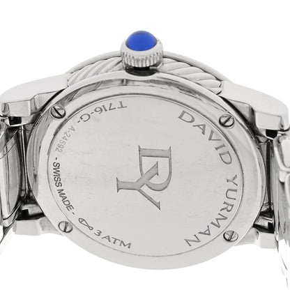 Stainless Steel Diamond Bezel Mother of Pearl 34mm Classic Quartz Watch