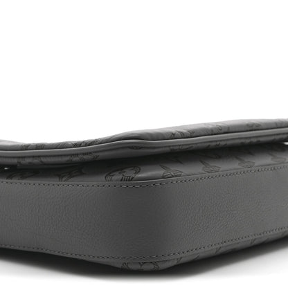 Calfskin Monogram Shadow Trio Messenger Anthracite Gray