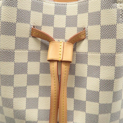 LOUIS VUITTON Girolata Damier Azur Shoulder Bag White