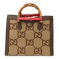 Monogram Jumbo GG Textured Dollar Calfskin  Medium Diana Tote Bag Camel Ebony New Acero Pomegranate Red