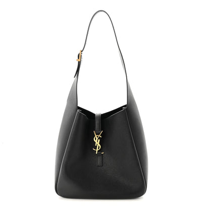 Grained Calfskin Small Le 5 A 7 Soft Hobo Black