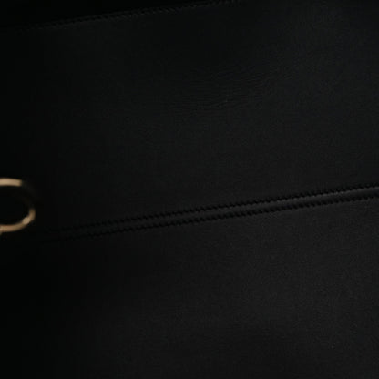Calfskin Macrocannage Large Toujours Black