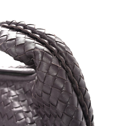 Nappa Intrecciato Large Veneta Hobo Ebano