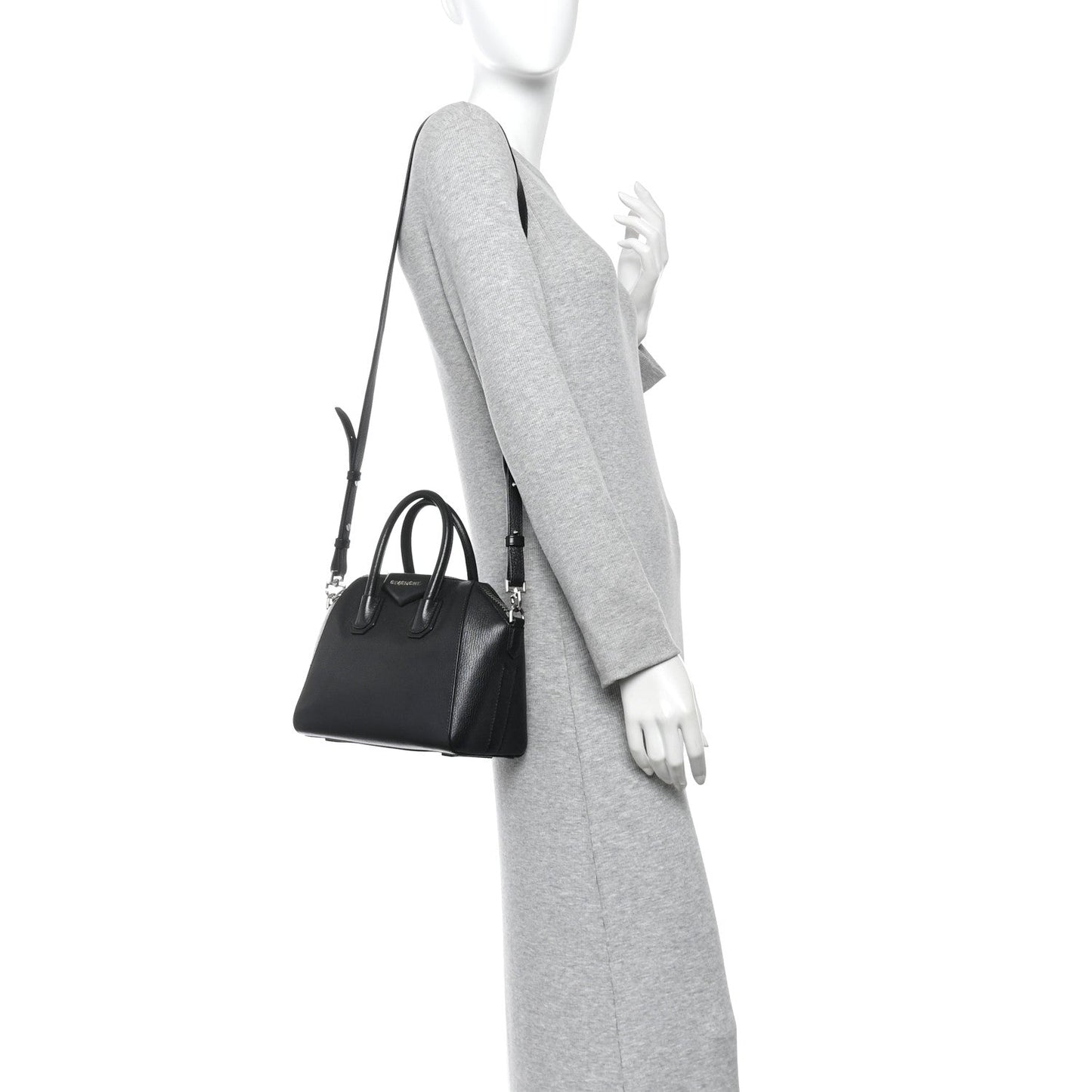 Sugar Goatskin Mini Antigona Black