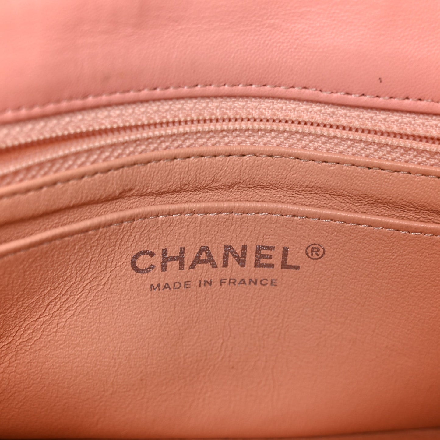 Sequin Mini Flap Light Orange Grey