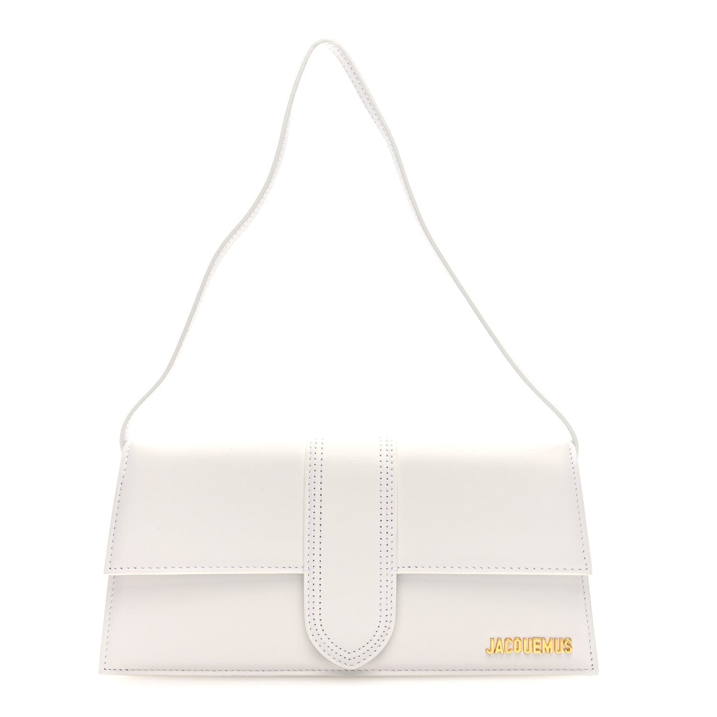 Smooth Calfskin Le Bambino Long White