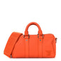 Grained Calfskin Aerogram Keepall XS Orange
