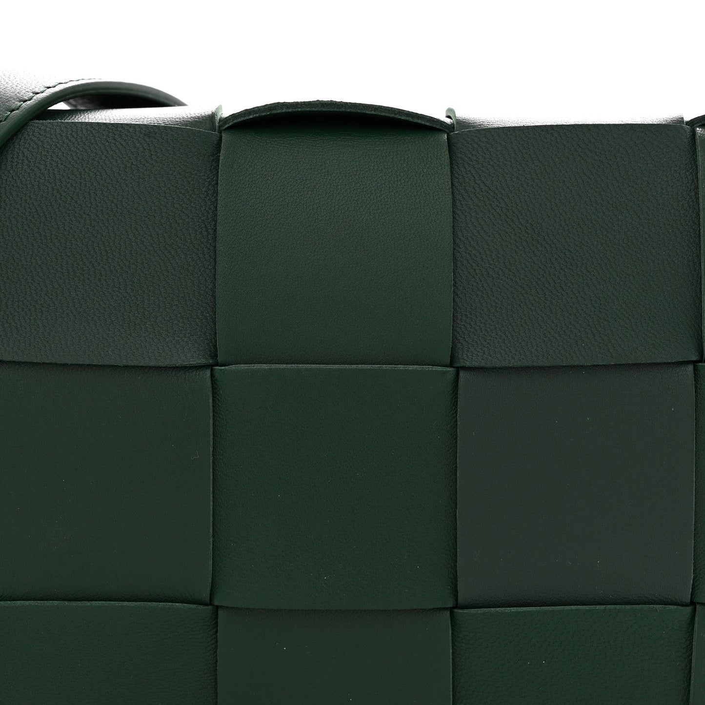 Lambskin Maxi Intrecciato Cassette Crossbody Bag Raintree