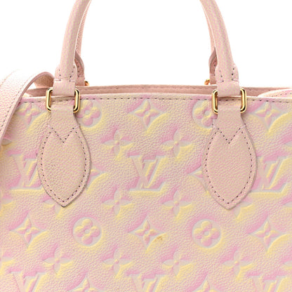 Empreinte Monogram Summer Stardust Onthego PM Pink