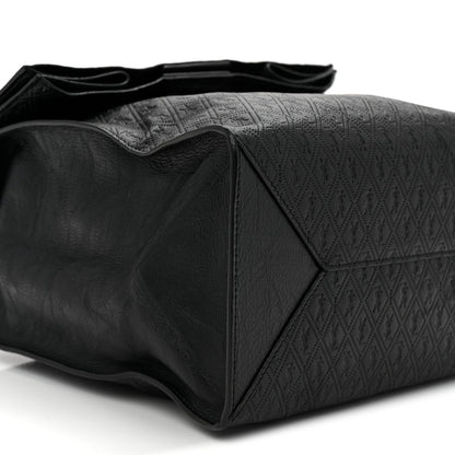 Calfskin Monogram Deli Paper Bag  Vintage Black