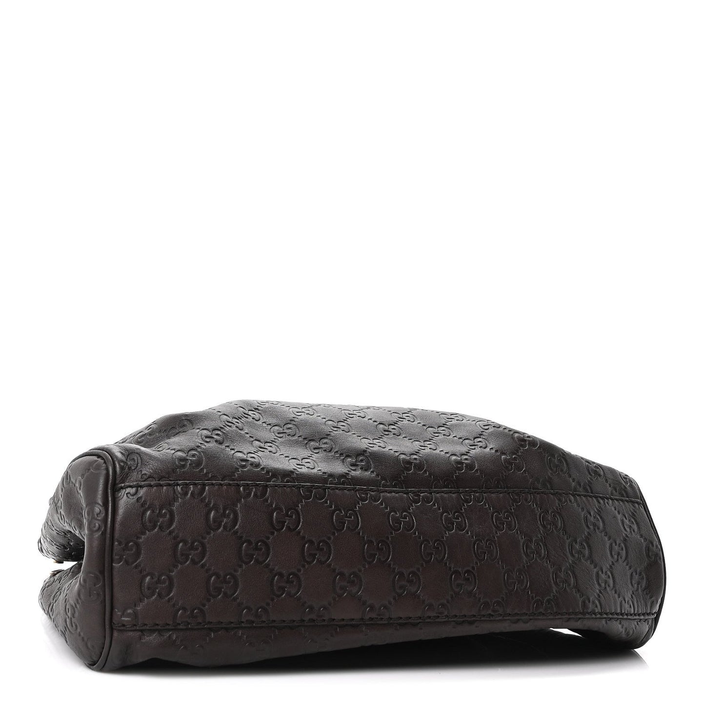 Guccissima Medium Sukey Tote Chocolate