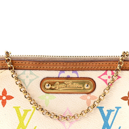 Monogram Multicolor Pochette Milla MM White