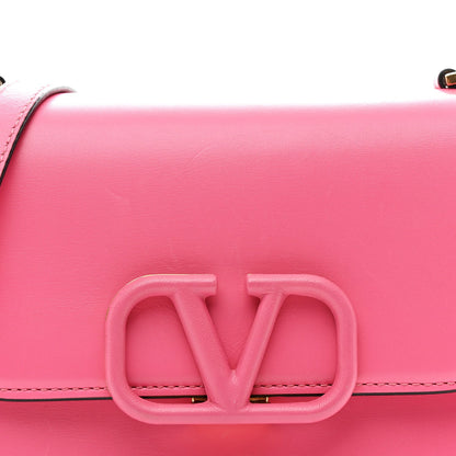 Smooth Calfskin Small VSling Shoulder Bag Pink