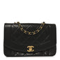 Lambskin Quilted Small Single Flap Black