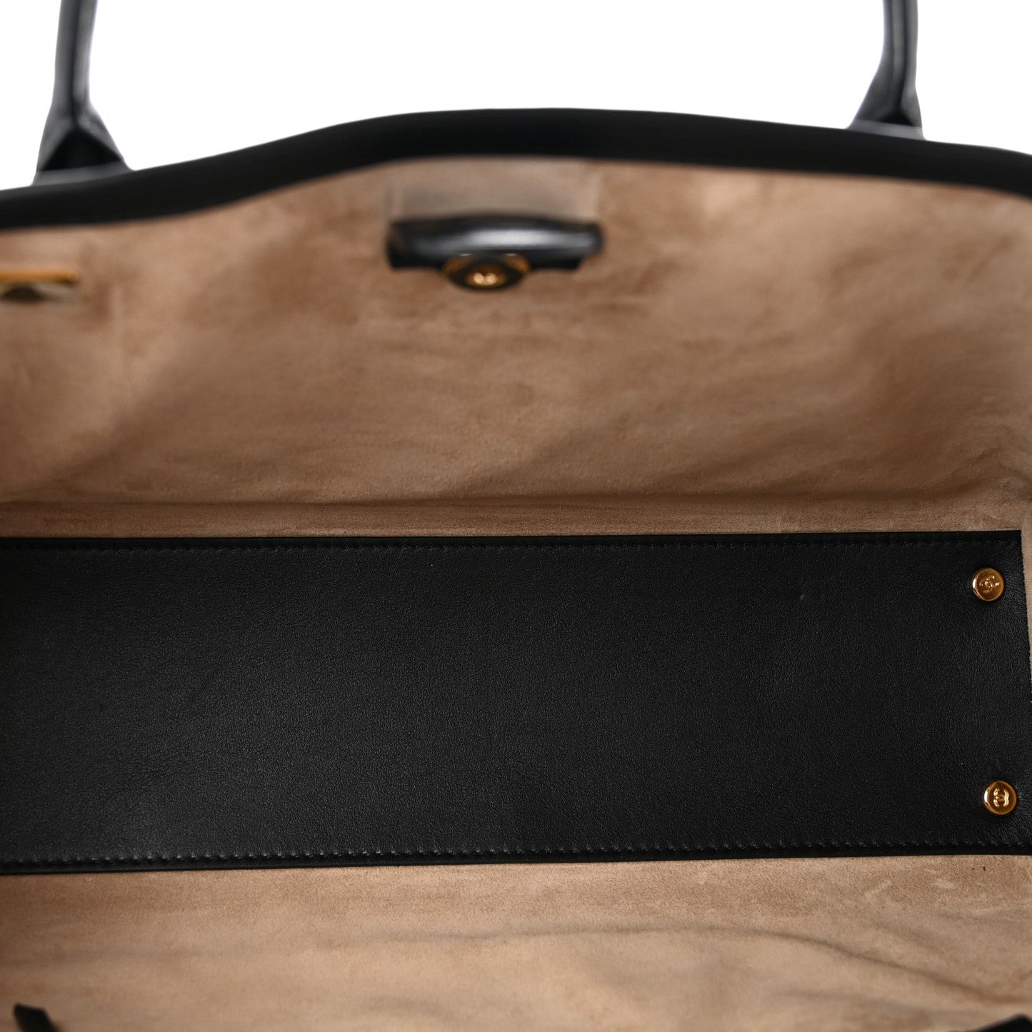 Calfskin Archetype Small Shopping Tote Black
