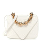 Calfskin Mount Envelope Bag White