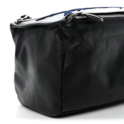 Sugar Goatskin Velvet Logo Small Pandora Black