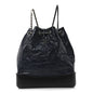 Aged Calfskin Quilted Small Gabrielle Backpack Blue Black