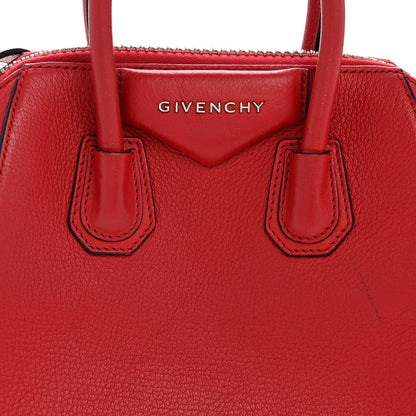 Sugar Goatskin Mini Antigona Red