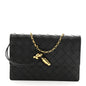 Nappa Intrecciato Andiamo Pouch On Chain Black