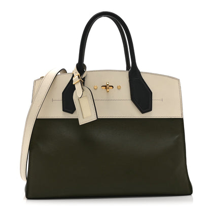 Taurillon City Steamer MM Kaki Creme Black
