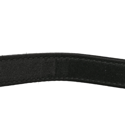 Satin Crystal Mini Saddle Bag Black