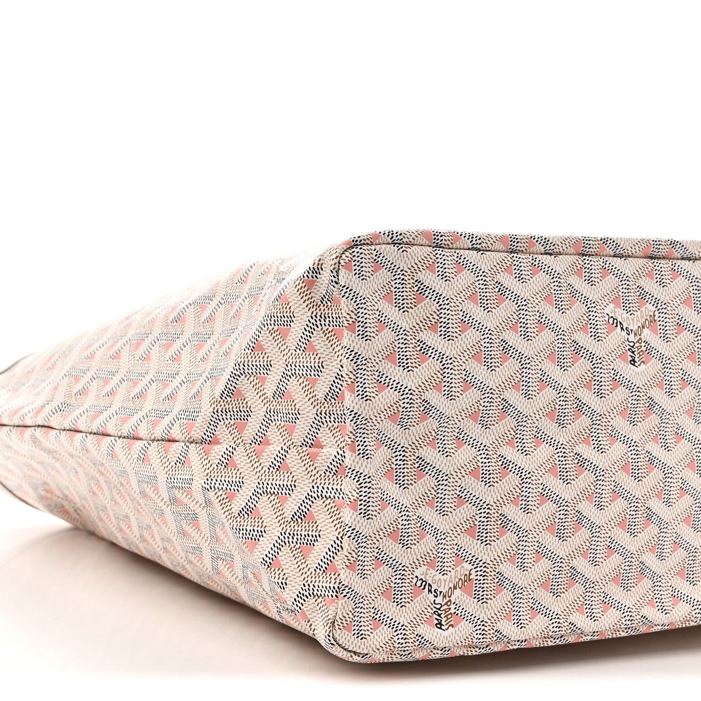 Goyardine Saint Louis Claire Voie PM White Pink