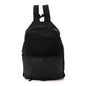 Nappa Nylon Intreccio Packable Backpack Black
