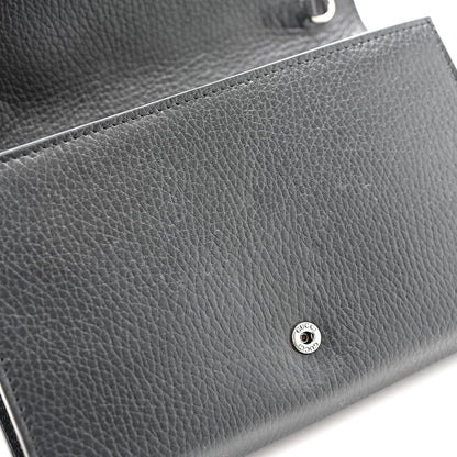 Calfskin Mini Dionysus Chain Wallet Black