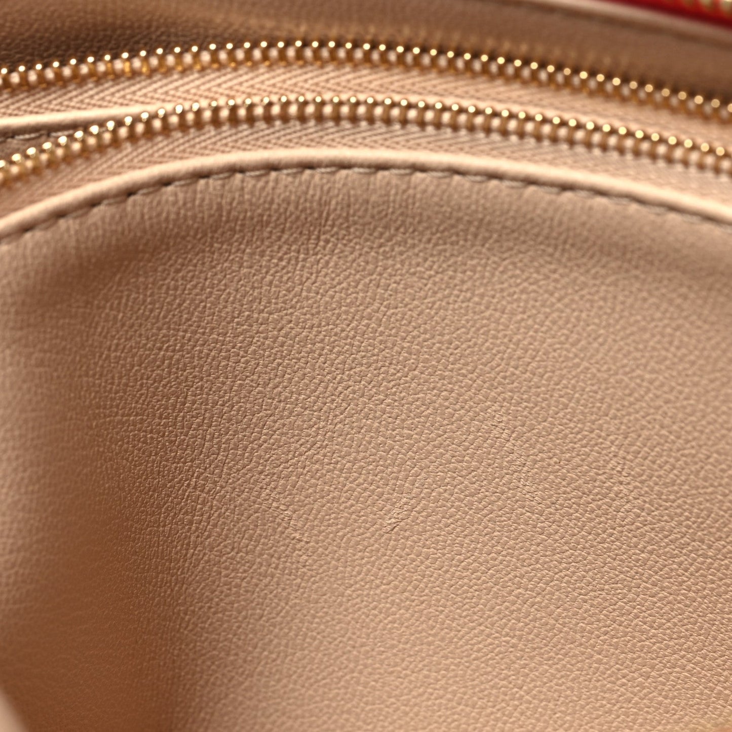 Lambskin Embossed Monogram Coussin PM Coral