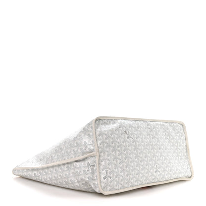 X PEANUTS Goyardine Reversible Anjou GM White