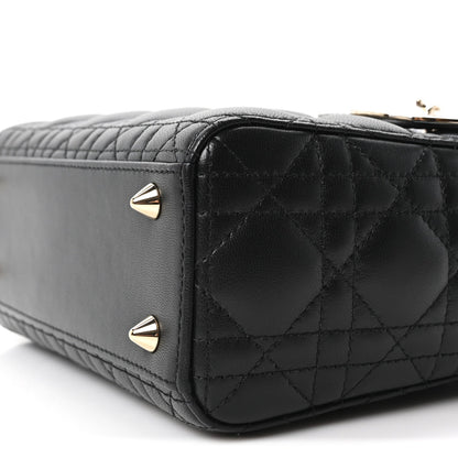 Lambskin Cannage Small My ABCDior Lady Dior Black