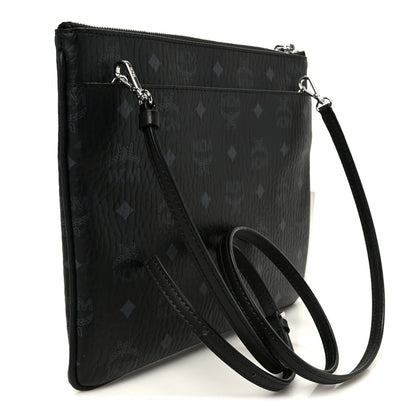 Visetos Medium Crossbody Pouch Black