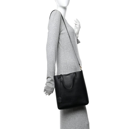 Calfskin Toy Shopping Tote Black