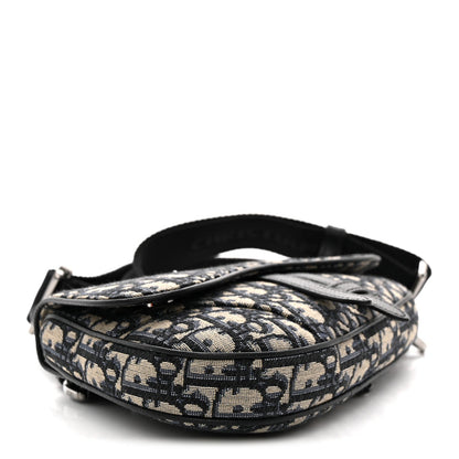 Oblique Mens Mini Saddle Bag Blue