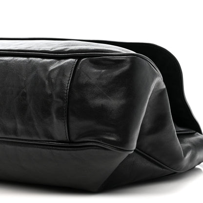 Agneau Large Grungy Messenger Black