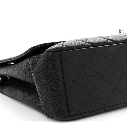 Caviar Maxi Single Flap Black