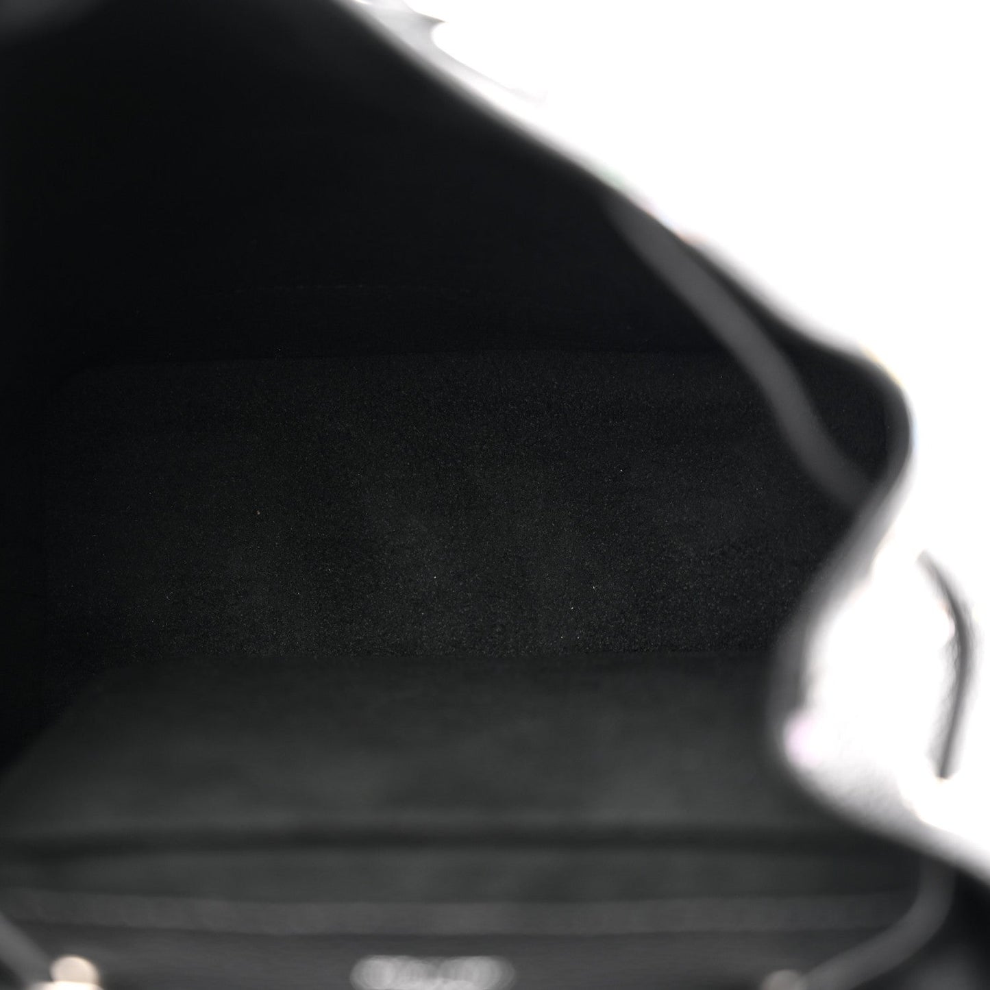 Calfskin Flower Lockme Mini Backpack Black Multicolor