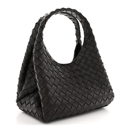 Nappa Intrecciato Small Campana Shoulder Bag Fondant