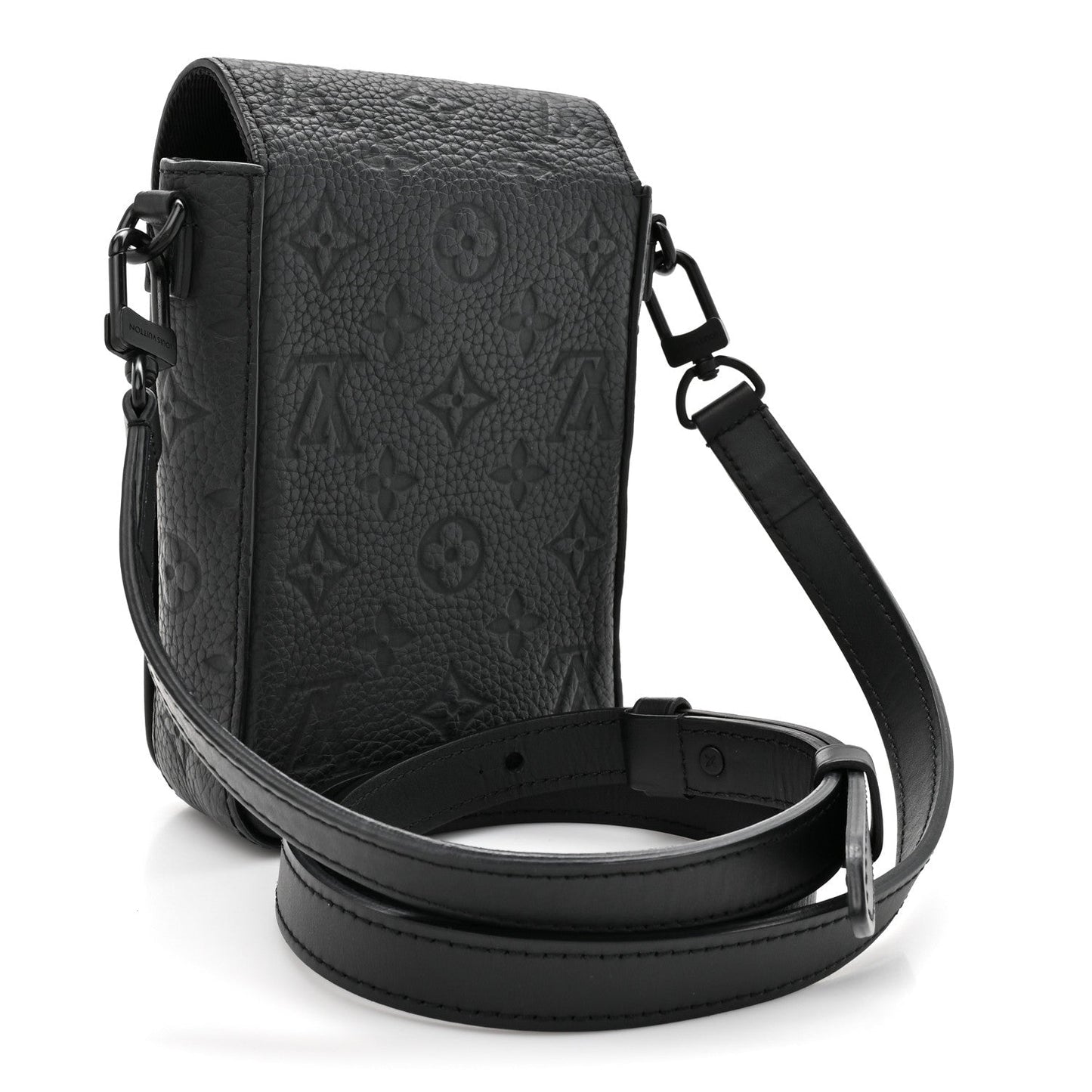 Taurillon Monogram S Lock Wearable Wallet Black
