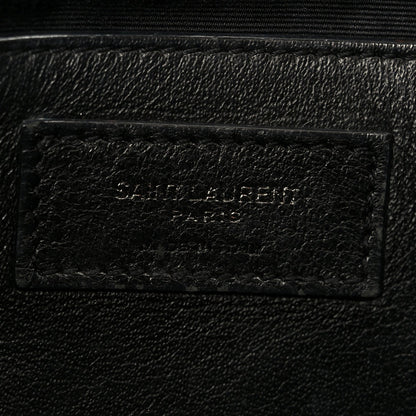 Crinkled Lambskin Matelasse Monogram Baby Niki Chain Satchel Seawood
