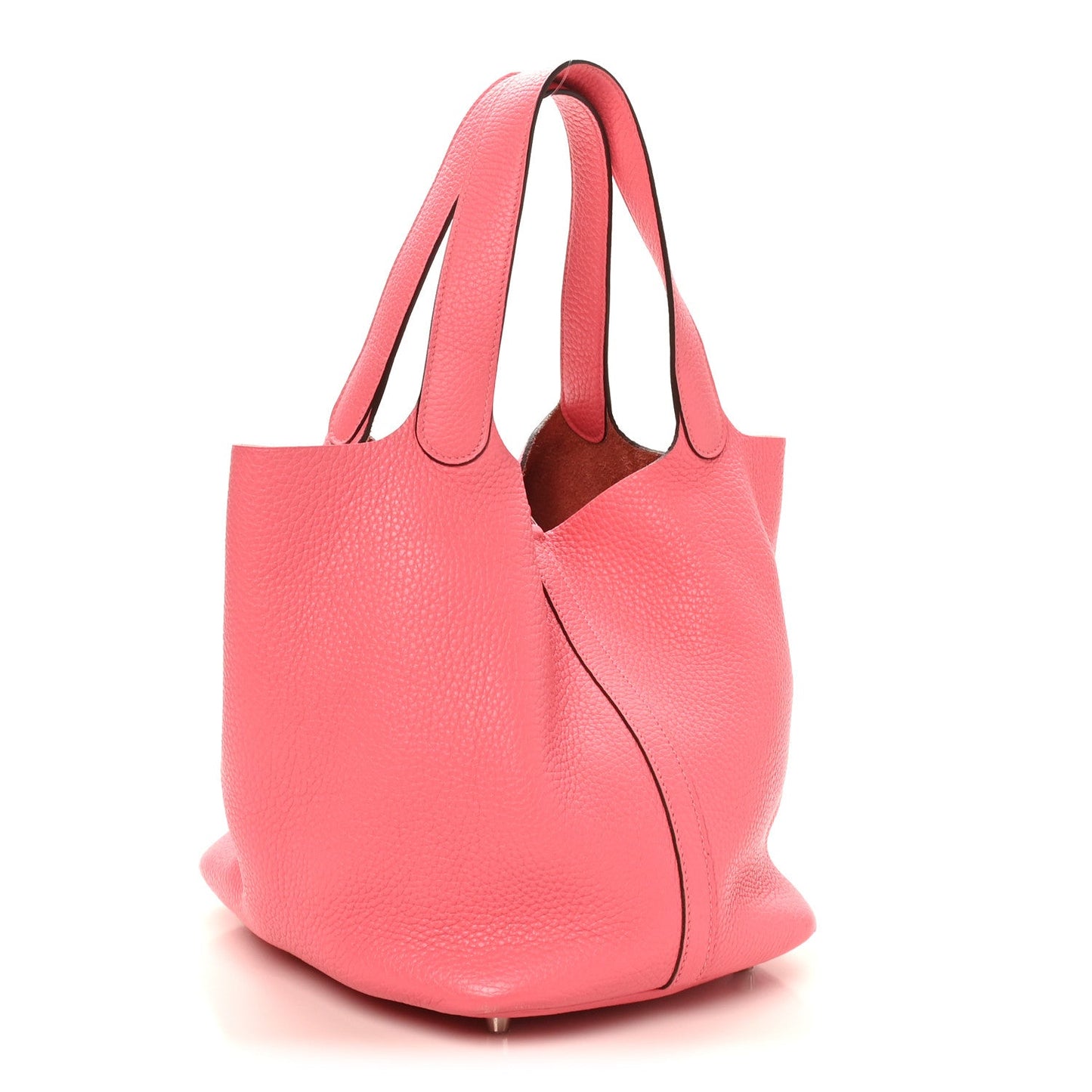 Taurillon Clemence Picotin Lock 22 MM Rose Azalee