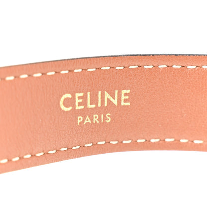 Smooth Calfskin Medium Strap Ava Triomphe Shoulder Bag Tan