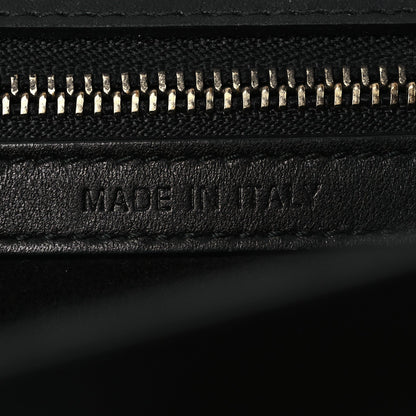 Lambskin Studded Medium Diorama Flap Bag Black