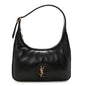 Plunged Lambskin Calypso Mini Hobo Black