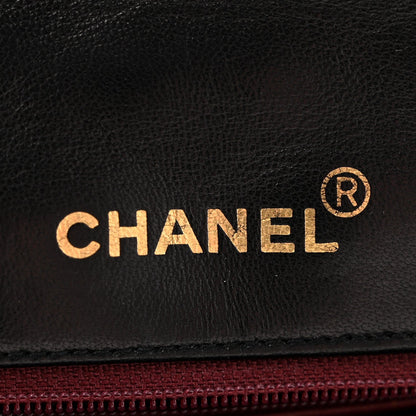 Lambskin Quilted Small Single Flap Black
