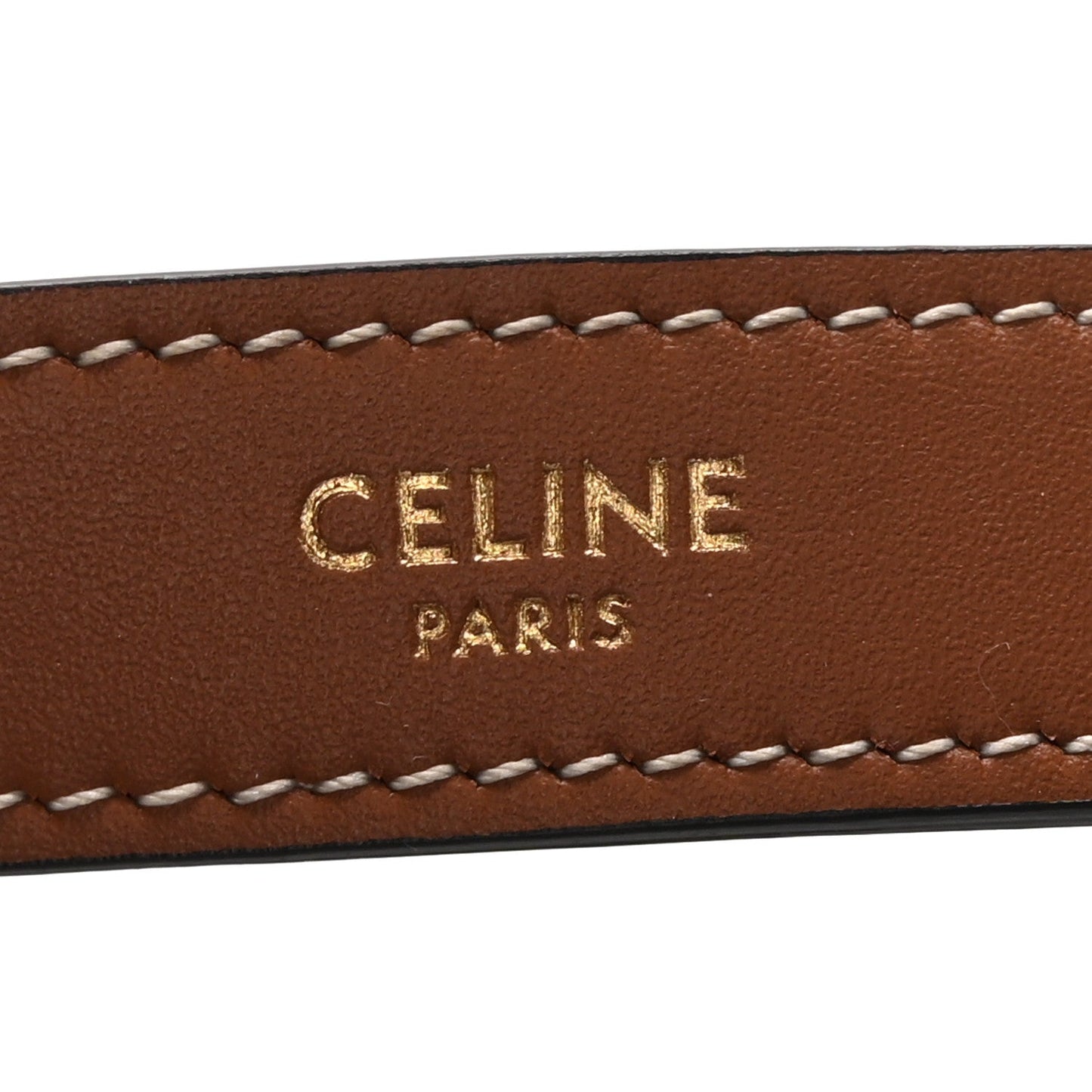 Triomphe Canvas Calfskin Ava Shoulder Bag Tan
